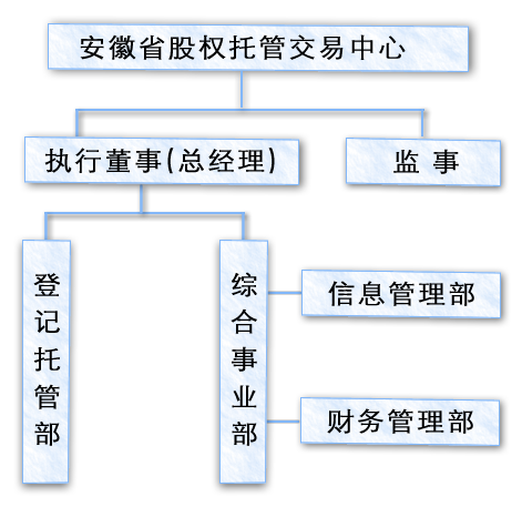 安徽省股權登記結算公司組織架構圖